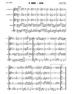









Ó ABRE - AlAS
Marcado
Franscisca Gonzaga
Arr: Marcelo Franco
Full Score
1st Trumpet in Bb
 2nd Trumpet in