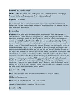Tangled Script: Rapunzel & Gothel | PDF | Art | Poetry
