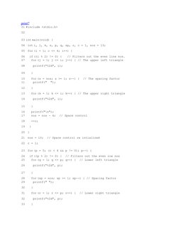 C Program for Number Patterns | PDF | Areas Of Computer Science ...