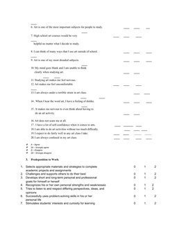 ___
6. Art is one of the most important subjects for people to study.
___
___
  __
   ___
7. High school art courses would be