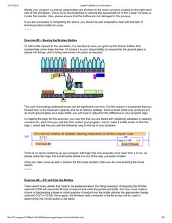 LogixPro Bottle Line Simulation Guide | PDF | Programmable Logic ...