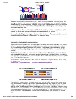 LogixPro Bottle Line Simulation Guide | PDF | Programmable Logic ...