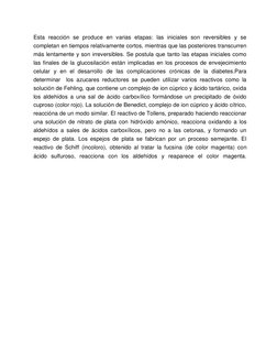 Esta reacción se produce en varias etapas: las iniciales son reversibles y se 
completan en tiempos relativamente cortos, mie
