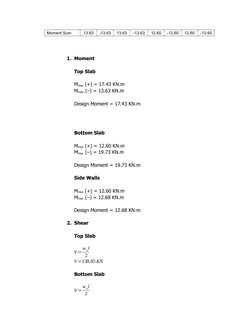 RCBC Box Culvert Design and Analysis | PDF | Structural Load | Concrete