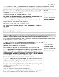 Caps Ca 5 PDF | PDF | Psychological Trauma | Posttraumatic Stress Disorder