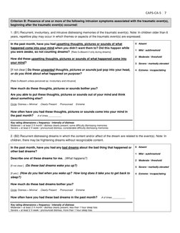 Caps Ca 5 PDF | PDF | Psychological Trauma | Posttraumatic Stress Disorder