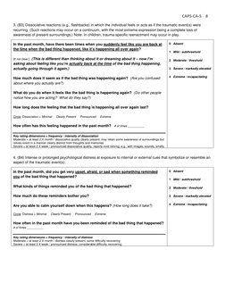 Caps Ca 5 PDF | PDF | Psychological Trauma | Posttraumatic Stress Disorder
