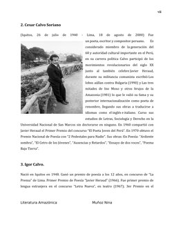 Literatura Amazónica Peruana: Autores Clásicos | PDF | Poesía