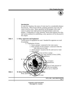 Firefighting Open Water Relay Water Relay Pumping Operations Guide | PDF | Fire Engine | Pump