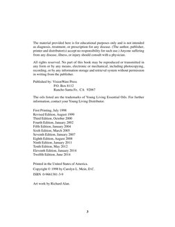 3
The material provided here is for educational purposes only and is not intended 
as diagnosis, treatment, or prescription f