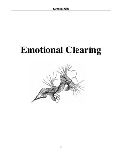 8
Essential Oils
Emotional Clearing
