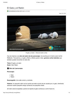 19/3/2020
El Gato y el Ratón
https://www.printfriendly.com/p/g/9n8cec
1/2
April 16, 2012
El Gato y el Ratón
obrasdeteatrocort