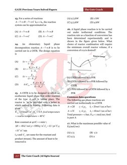 GATE Previous Years Solved Papers 
The Gate Coach  
 
 
217 
The Gate Coach |All Rights Reserved 
 
13. For a series of react