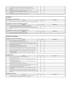 47
¿Se actualiza la información según sea conveniente según lo definido en la organización?
48
¿Se considera en la actualizac