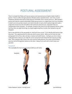 Pilates Matwork Teacher Training Course                                                                               Josie M