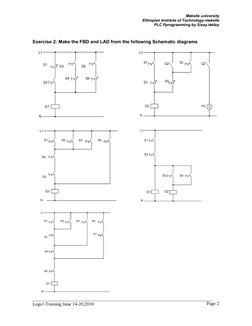 PLC Programming Exercises and Solutions | PDF | Programmable Logic ...