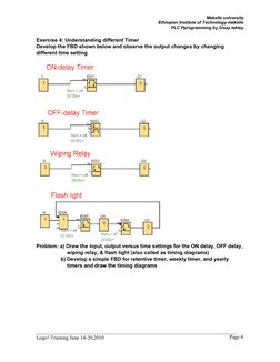 PLC Programming Exercises and Solutions | PDF | Programmable Logic ...