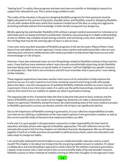 74
“looking hard.” In reality, these programs and exercises have no scientific or histological research to 
support the ratio