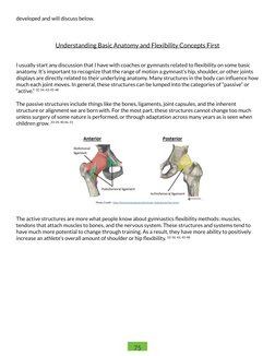 75
developed and will discuss below. 
 
Understanding Basic Anatomy and Flexibility Concepts First
I usually start any discus
