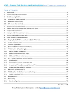 AWS Lab Practice Guide | PDF | Amazon Web Services | Cloud Computing