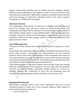 Introduction to Sales Management | PDF | Sales | Customer Relationship ...