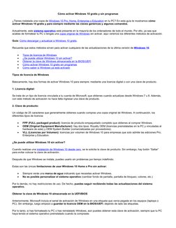 Cómo activar Windows 10 gratis y sin programas
¿Tienes instalada una copia de Windows 10 Pro, Home, Enterprise o Education (h