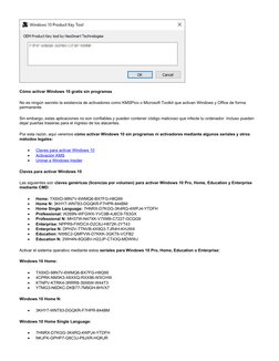 Cómo activar Windows 10 gratis sin programas
No es ningún secreto la existencia de activadores como KMSPico o Microsoft Toolk