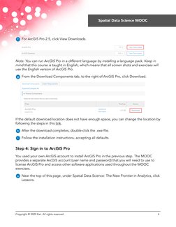 f
For ArcGIS Pro 2.5, click View Downloads.
Note: You can run ArcGIS Pro in a different language by installing a language pac