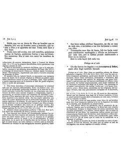 18 Job 1,1-3 
1 
Había una vez en tierra de Hus un hombre que se 
llamaba Job: era un hombre justo y honrado, que te-
a mía a