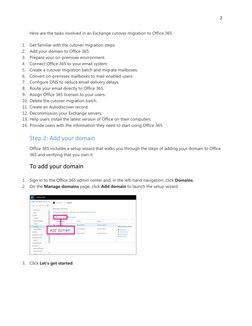 Step-by-Step Cutover Migration to Office 365 | PDF | Microsoft Office ...