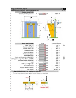 Anchor Chair Design for Tanks | PDF | Stress (Mechanics) | Strength Of ...