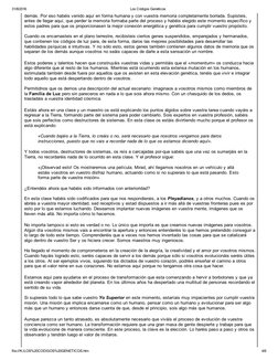31/8/2016
Los Códigos Genéticos
file:///K:/LOS%20CODIGOS%20GENETICOS.htm
4/6
demás. Por eso habéis venido aquí en forma human