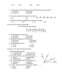 Grade 7 Geometry Math Reviewer | PDF | Elementary Mathematics ...