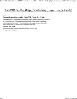 Python Scripting for AutoCAD Plant 3D | PDF | Software | Computing