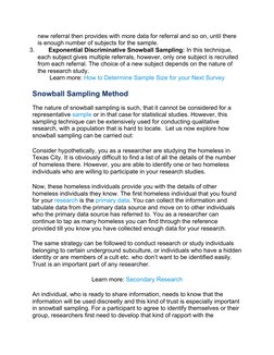 new referral then provides with more data for referral and so on, until there 
is enough number of subjects for the sample.
3