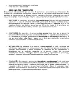 Elementos Clave del Currículo Educativo | PDF | Plan de estudios ...