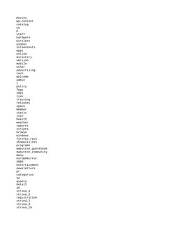 movies
wp-content
catalog
us
p
staff
hardware
wireless
global
screenshots
apps
online
directory
version
mobile
other
advertis