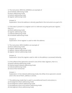 8086 Microprocessor MCQs and Answers | PDF | Central Processing Unit ...
