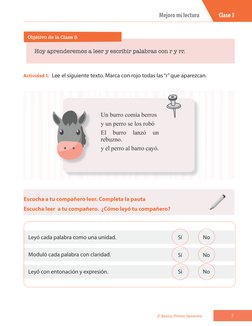 Hoy aprenderemos a leer y escribir palabras con r y rr.
Objetivo de la Clase 3
Actividad 1:  Lee el siguiente texto. Marca co