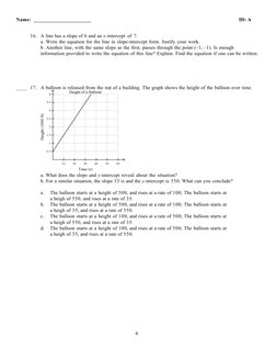 Slope Word Problems Worksheet | PDF | Teaching Mathematics | Business