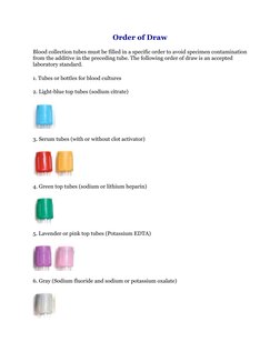 Phlebotomy Tube Additives and Uses | PDF | Coagulation | Blood Plasma