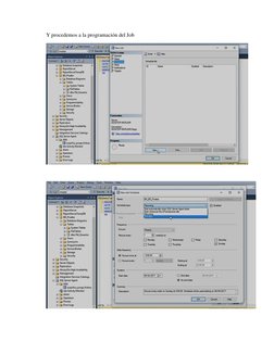Y procedemos a la programación del Job 
 
 
 
 
