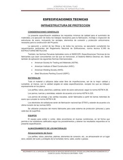GOBIERNO REGIONAL PUNO 
GERENCIA REGIONAL DE INFRAESTRUCTURA 
 “MEJORAMIENTO DE LA CAPACIDAD DE PRESTACION DE SERVICIOS DEPOR