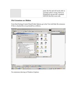 party flat file and will not be able to 
ascertain what is wrong. However 
PeopleSoft can provide a standard 
EDI 850 flat fi