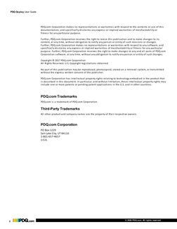 PDQ Deploy User Guide
ii
© 2020 PDQ.com. All rights reserved.
PDQ.com Corporation makes no representations or warranties with