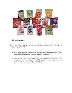 Definición y Evolución de Snacks | PDF | Industria de alimentos ...