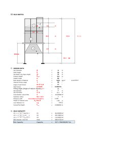 Steel Silo Design Calculations | PDF | Stress (Mechanics) | Bending