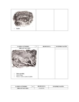 Protocolo de Registro Test CAT Infantil | PDF