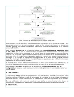 Fig.9. Esquema de seguimiento en las lesiones BI-RADS® 3. 
En el esquema 1(Fig.9) se muestra como se establece el seguimiento