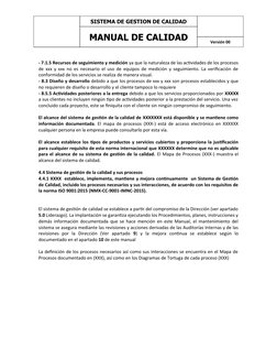 Manual de Calidad ISO 9001:2015 | PDF | Sistema de manejo de calidad ...